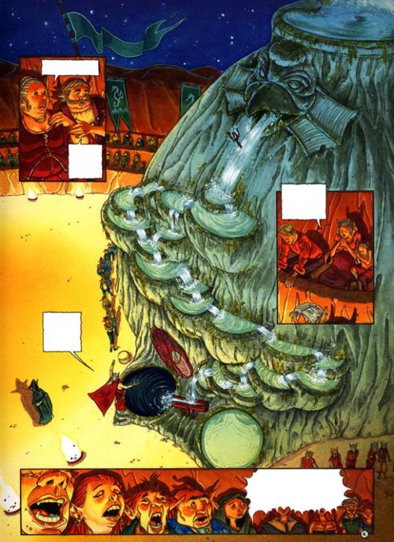 p16 + n/b - Olivier Brazao - Encre de couleur sur papier - 521