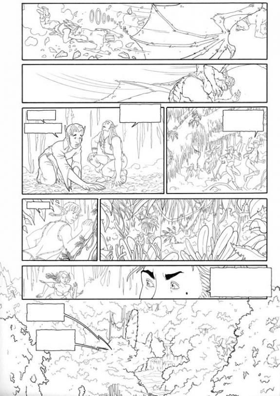 p34 +n/b - Olivier Brazao - Encre de couleur sur papier - 522