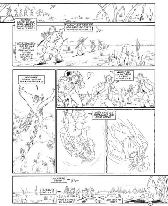 p72 +/n/b - Olivier Brazao - Encre de couleur sur papier - 529