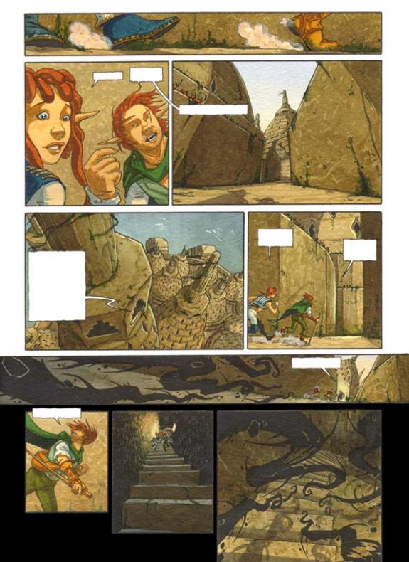 p89 +n/b - Olivier Brazao - Encre de couleur sur papier - 530