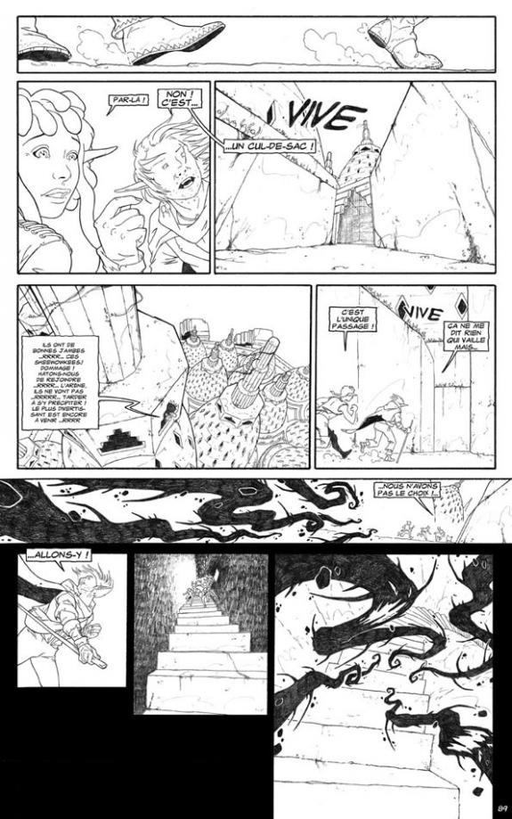 p89 +n/b - Olivier Brazao - Encre de couleur sur papier - 530