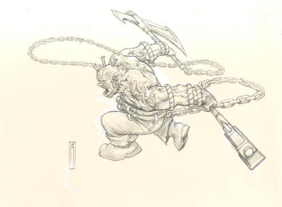 monstre chaîne - Paul Jeacock - 550