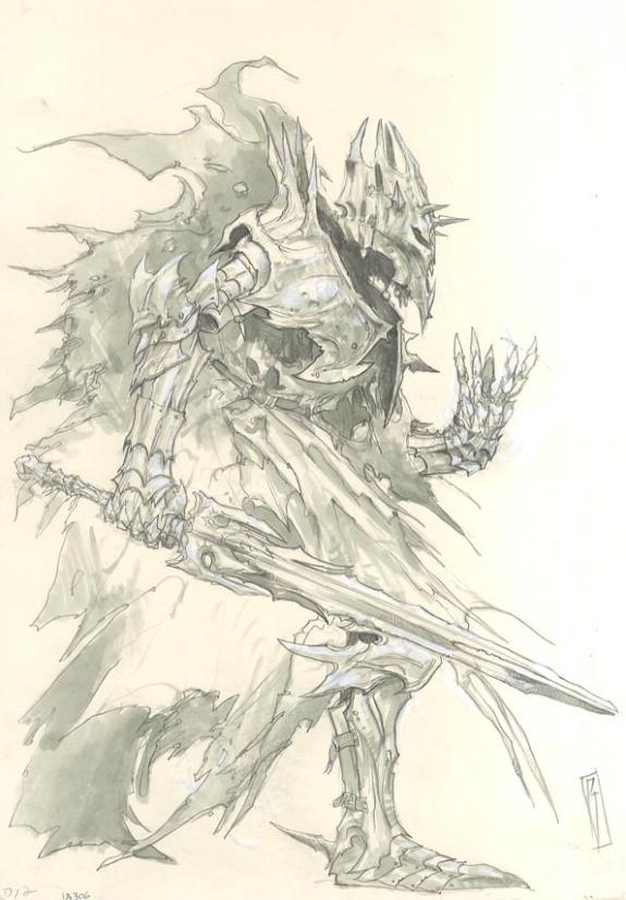 squelette avec épée - Paul Jeacock - 552