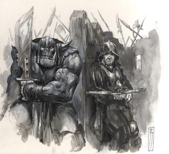 chevalier et orc - Paul Jeacock - 581