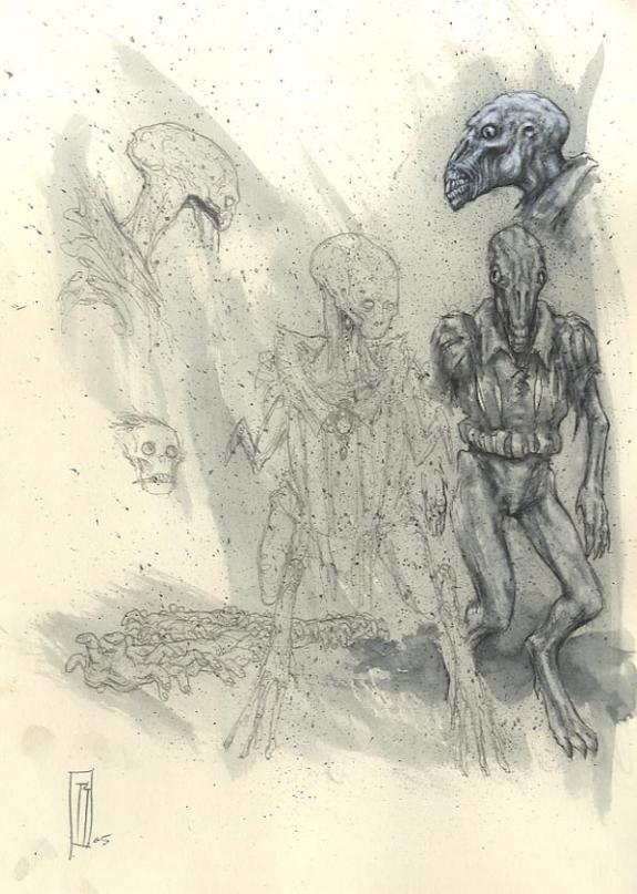 études monstres - Paul Jeacock - 584