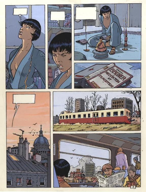 p02 + bleu - Philippe Adamov - Encre de Chine - 606