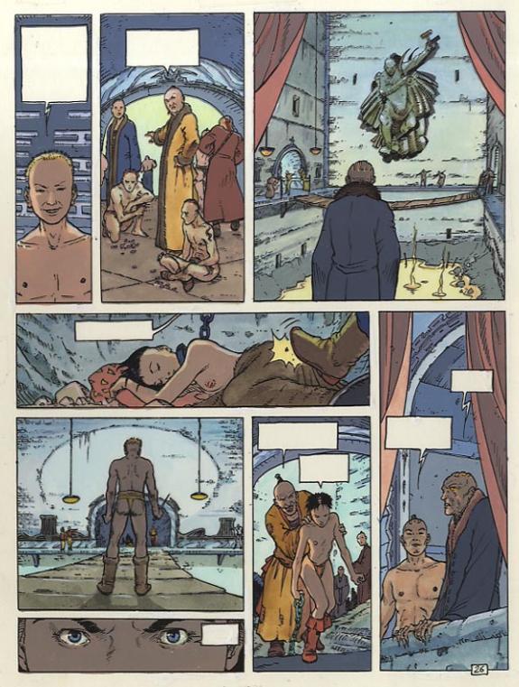 p26 + bleu - Philippe Adamov - Encre de Chine - 615