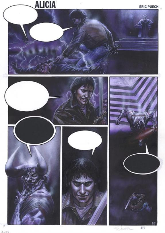 p35 - Eric Puech - Encre de couleur sur papier - 711