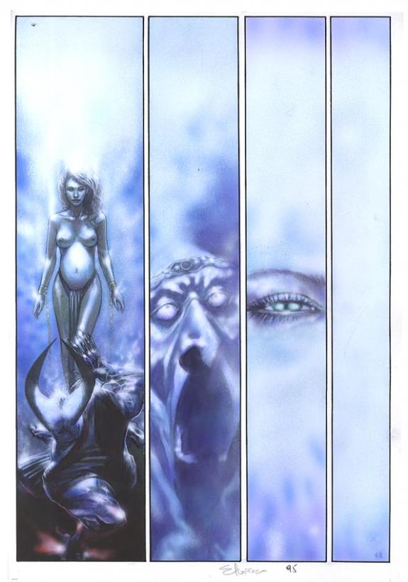 p43 - Eric Puech - Encre de couleur sur papier - 714