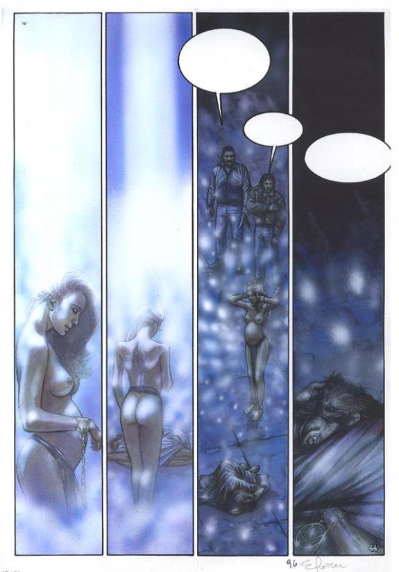 p44 - Eric Puech - Encre de couleur sur papier - 715