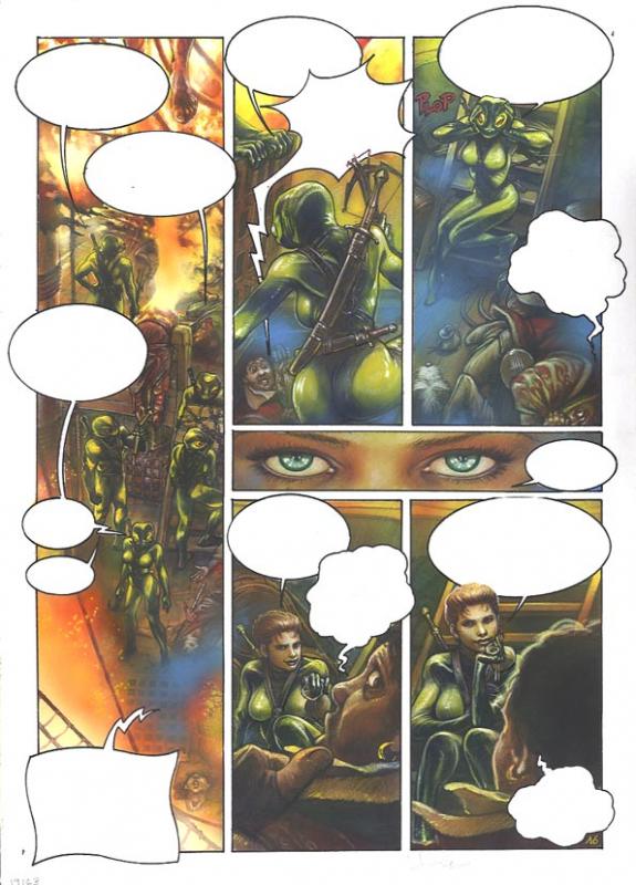 p16 - Eric Puech - Encre de couleur sur papier - 719