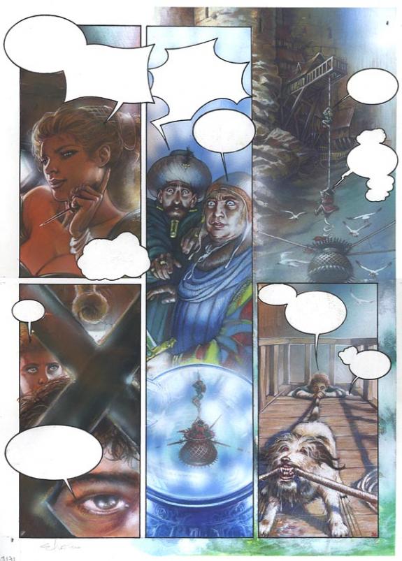 p31 - Eric Puech - Encre de couleur sur papier - 726