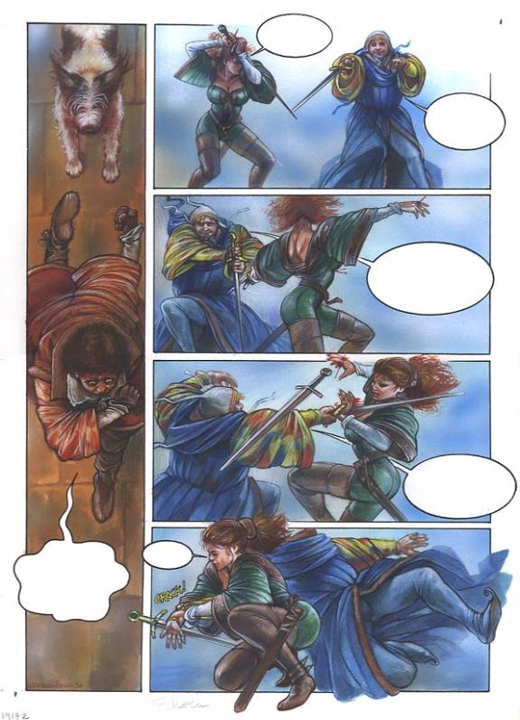 p36 - Eric Puech - Encre de couleur sur papier - 727