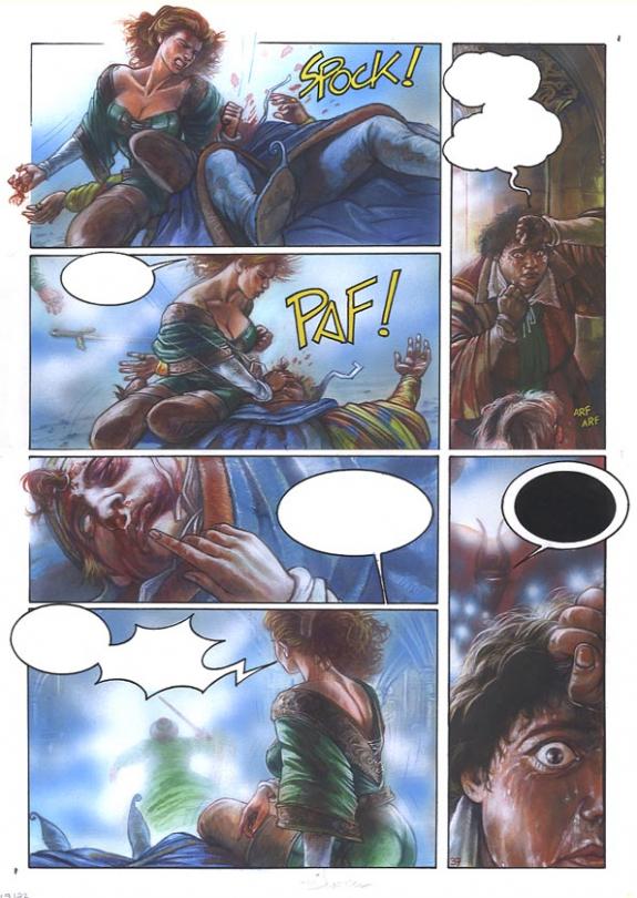 p37 - Eric Puech - Encre de couleur sur papier - 728