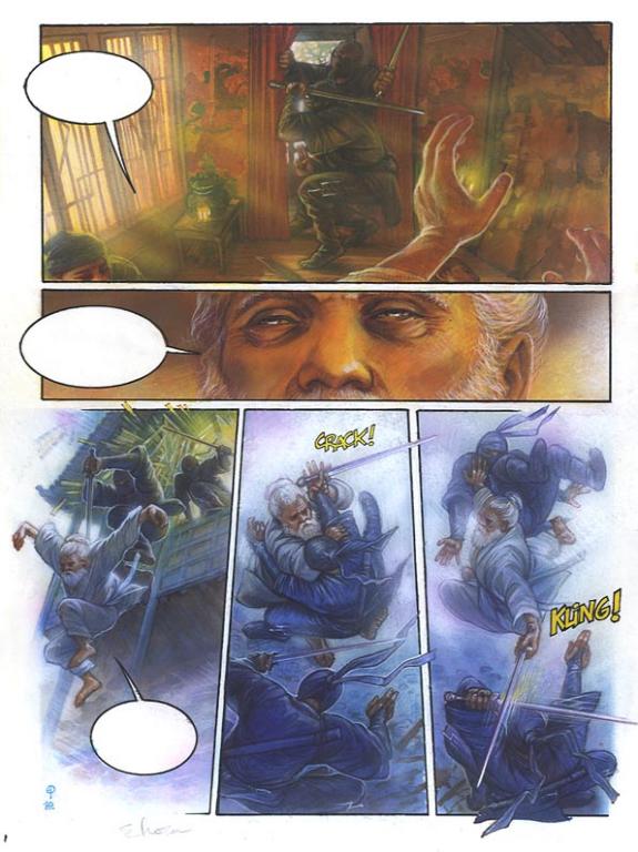 p10 - Eric Puech - Encre de couleur sur papier - 736