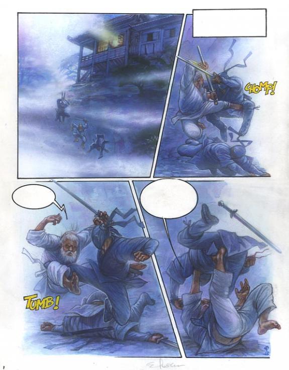 p11 - Eric Puech - Encre de couleur sur papier - 737