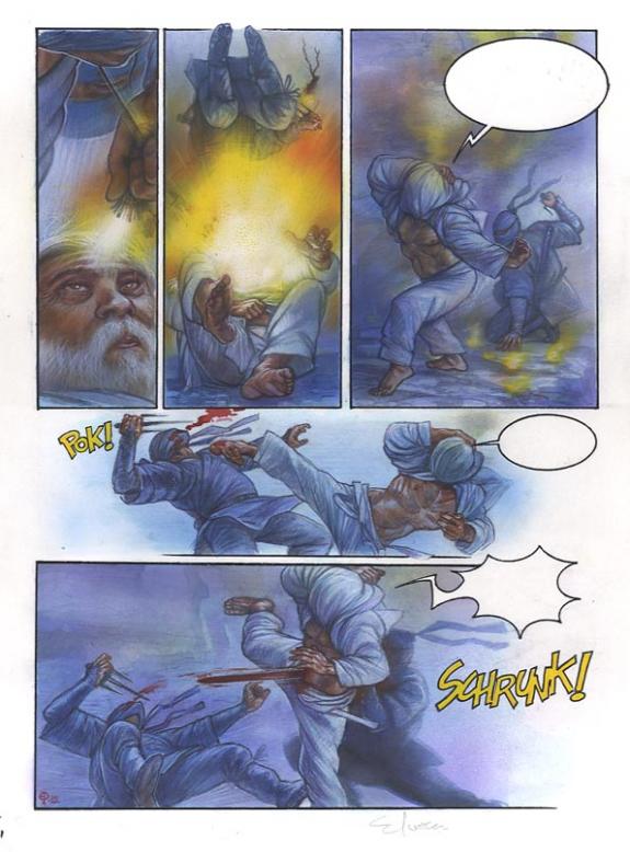 p12 - Eric Puech - Encre de couleur sur papier - 738