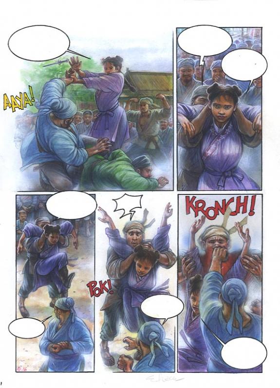 p16 - Eric Puech - Encre de couleur sur papier - 739