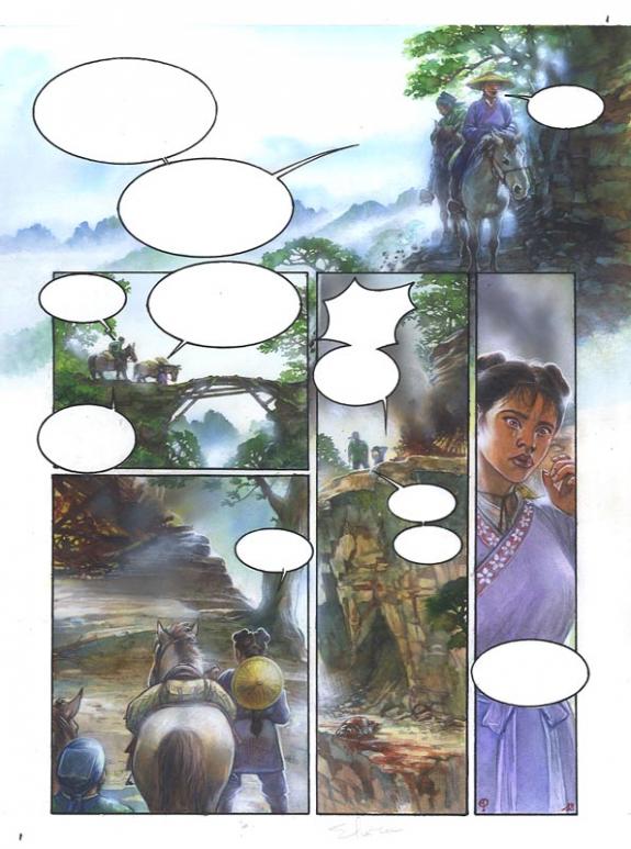 p18 - Eric Puech - Encre de couleur sur papier - 740