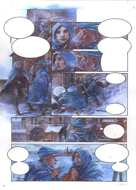 p19 - Eric Puech - Encre de couleur sur papier - 751