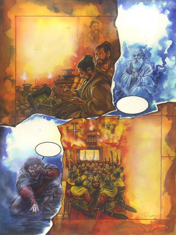 p28 - Eric Puech - Encre de couleur sur papier - 753