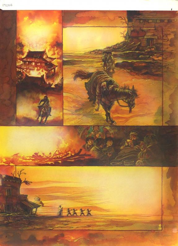 p29 - Eric Puech - Encre de couleur sur papier - 754