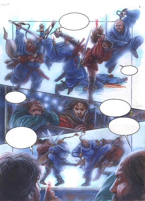 p37 - Eric Puech - Encre de couleur sur papier - 757