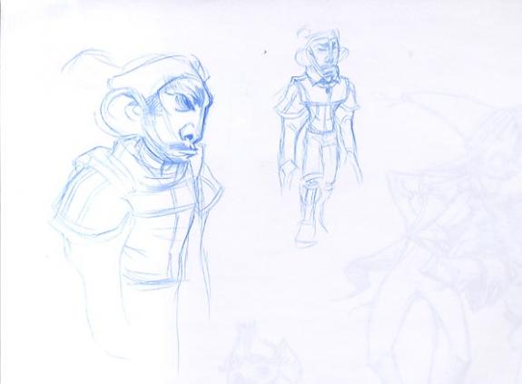 epouvantail et fille - Enrique Fernandez - 766