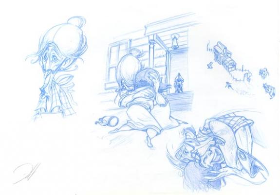 grand mère et fille - Enrique Fernandez - 768