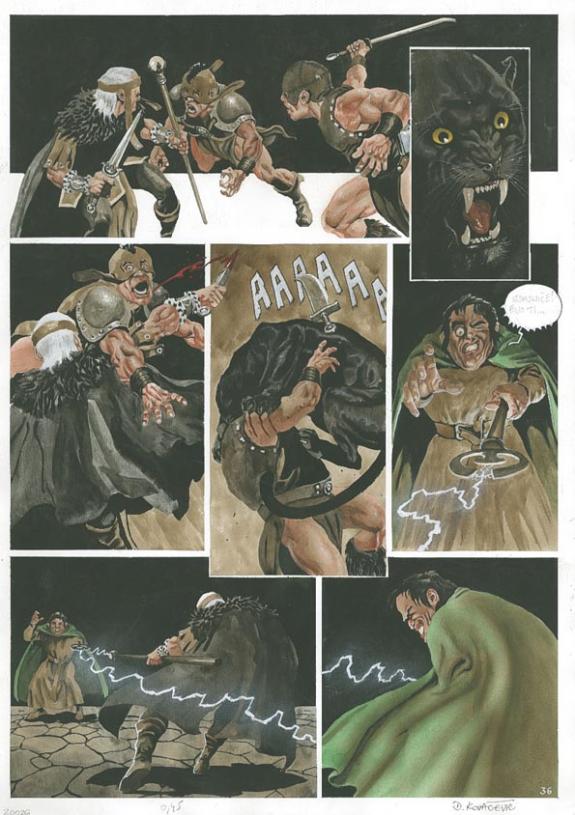 p36 - Drazen Kovacevic - Aquarelle sur papier - 795