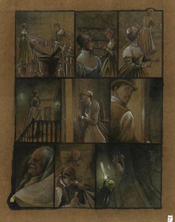 p06 - Fabrice Le Hénanff - Encre de couleur sur papier - 869