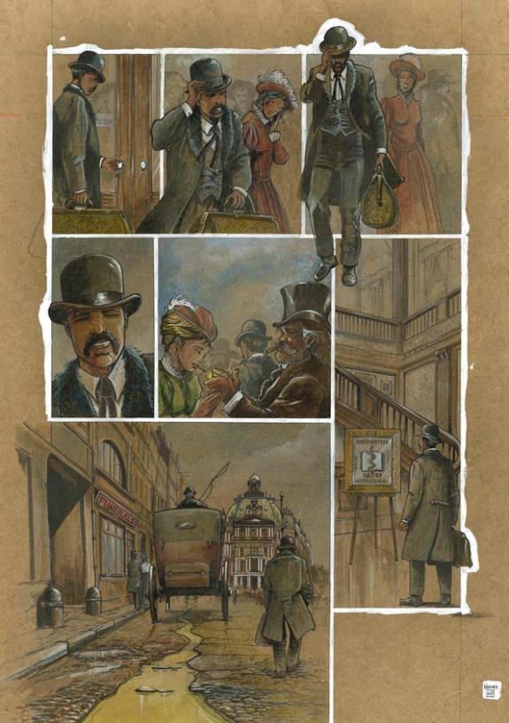 p40 - Fabrice Le Hénanff - Encre de couleur sur papier - 872