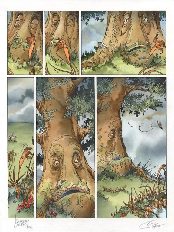 Le chêne et le roseau" p1 à 4 histoire complète - Guth&Cagniat - 915