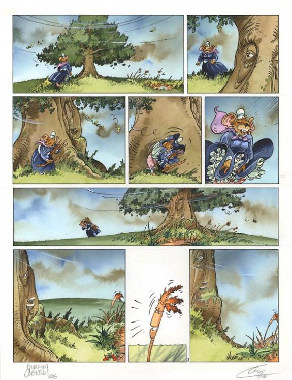 Le chêne et le roseau" p1 à 4 histoire complète - Guth&Cagniat - 915