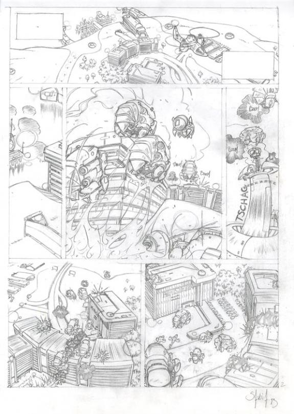 planche inédite 1ère version p02 - Sylvain Savoia - 935