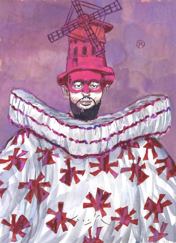 HTL en clown moulin rouge - Gradimir Smudja - 2123