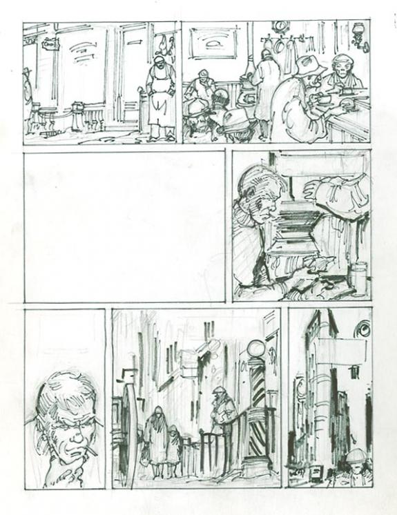 p34 esquisse page - Jean-Paul Dethorey - 1096