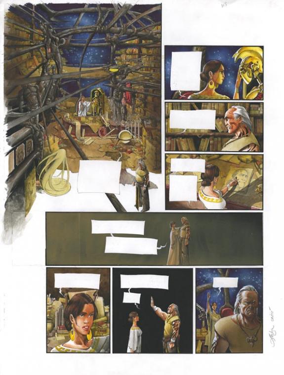 p10 - Aleksa Gajic - Aquarelle, encre et gouache sur papier - 2939