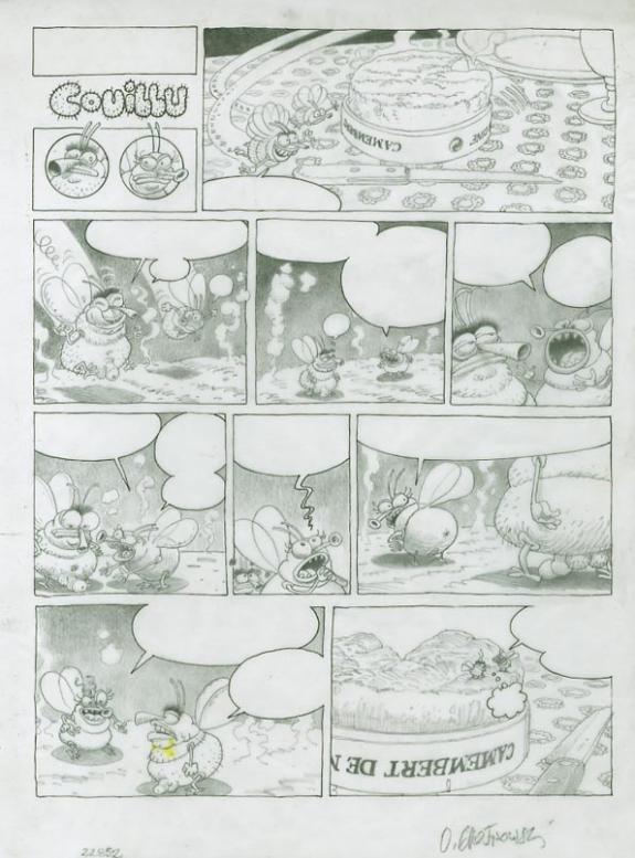 Couillu" sur calque - Olivier O'Groj - 1209