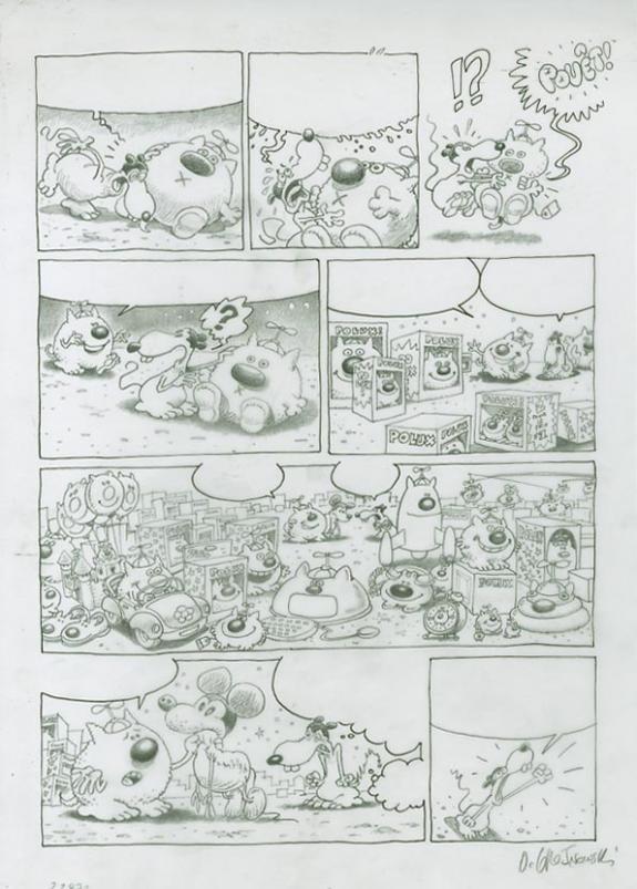 cray sur calque - Olivier O'Groj - 1218