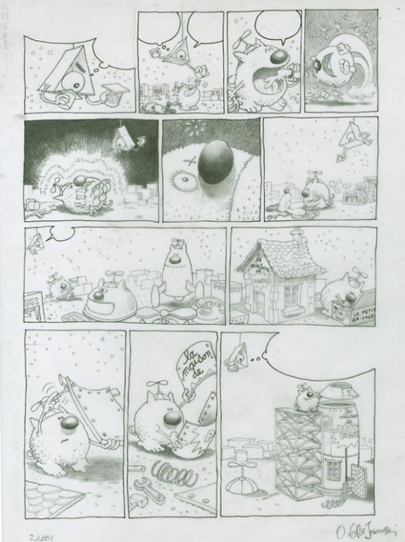 cray sur calque - Olivier O'Groj - 1225