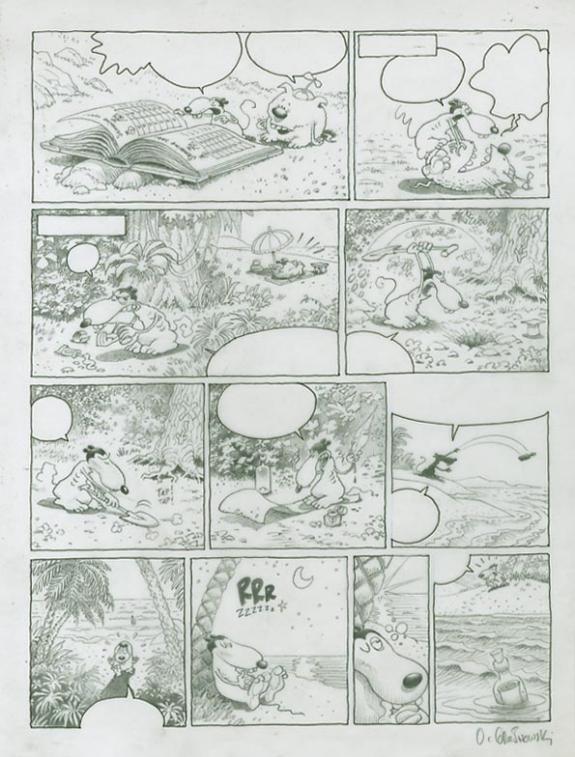 cray sur calque - Olivier O'Groj - 1226