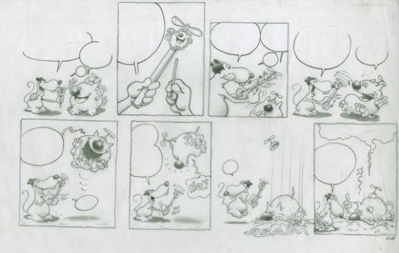 cray sur calque - Olivier O'Groj - 1227