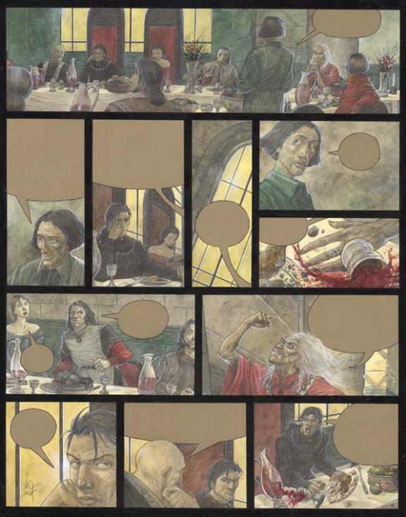 p38 - Alberto Varanda - Gouache et encre de Chine - 244