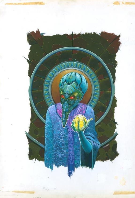 couv Les yeux d'ambre - Philippe Adamov - Encre de couleur sur papier - 1238