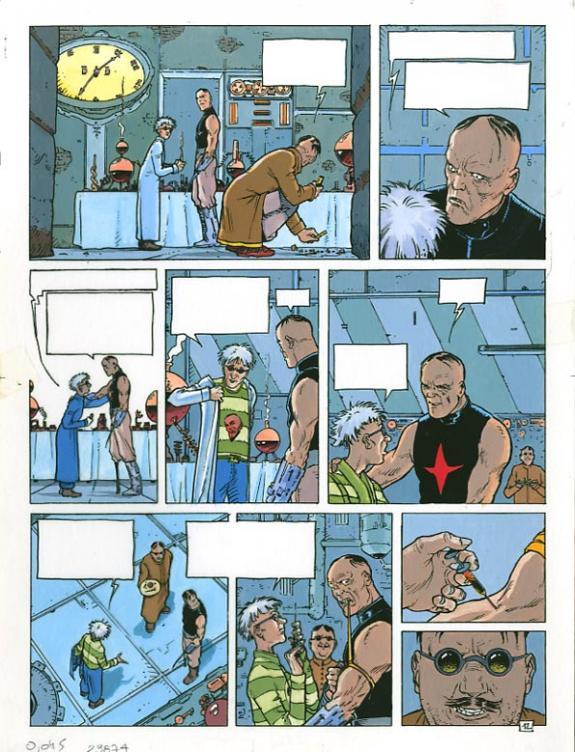 p12 - Philippe Adamov - Gouache sur papier - 1254