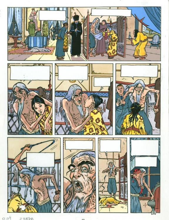 p22 - Philippe Adamov - Gouache sur papier - 1257