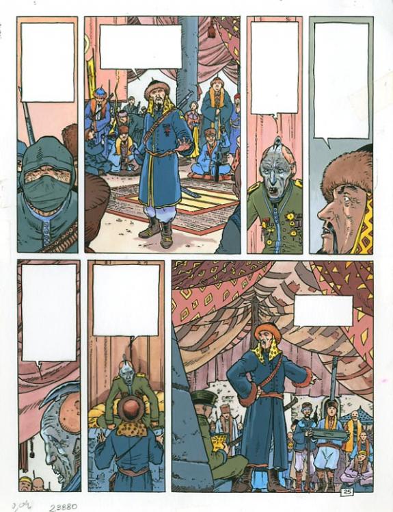 p25 - Philippe Adamov - Gouache sur papier - 1259