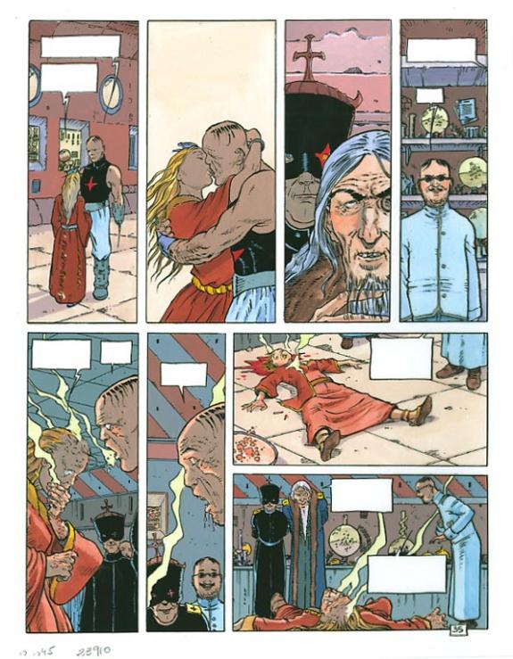 p35 - Philippe Adamov - Gouache sur papier - 1278