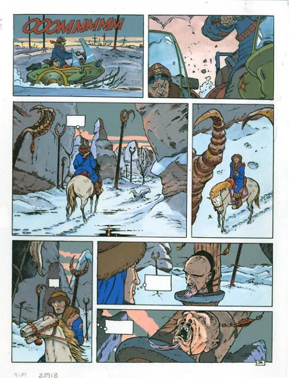 p39 - Philippe Adamov - Gouache sur papier - 1281